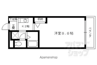 リジェール柳田【110号室】の間取り