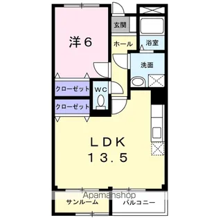 中島マンション【304号室】の間取り