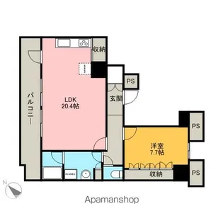 THE TOKYO TOWERS MIDTOWER【30階】の間取り