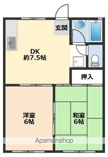 KNハイム【1階】の間取り