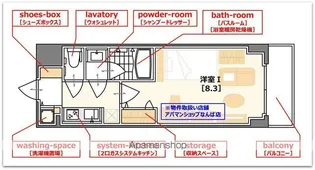 スワンズシティ大手前ソレイユ【14階】の間取り