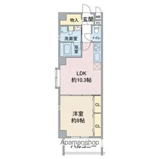 アヅマヤビル【3階】の間取り