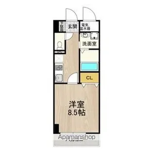 クリザンテェーモ【8階】の間取り