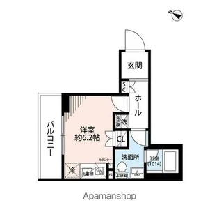 東京都杉並区和田1丁目【マンション】の間取り