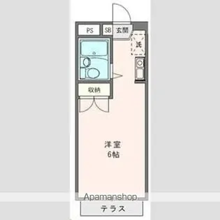 鶴見マンション関東【1階】の間取り