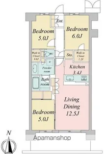 トラープランド蒼麗館【2階】の間取り