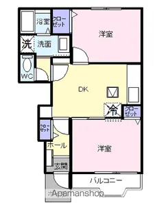 メゾンパラジソ【1階】の間取り