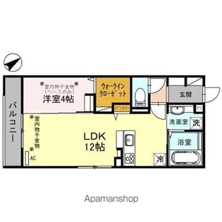 D-residence広岡【2階】の間取り