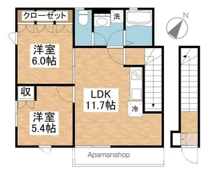 CHAROITE かすかべ【2階】の間取り