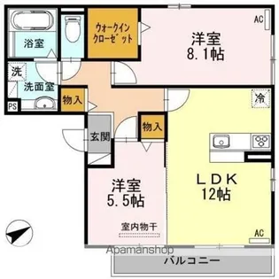 グラン・シャリオ千種【2階】の間取り