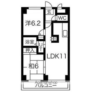 アクティブヒルズ【4階】の間取り