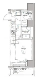 DIPS上野NORTH【12階】の間取り