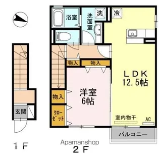ルーラル タウン【2階】の間取り