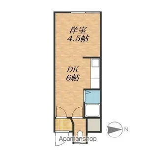 ロイヤルハイツ1.7【1階】の間取り