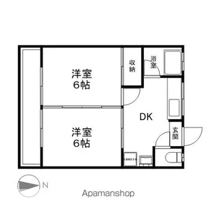 長野県長野市大字稲葉南俣【アパート】の間取り