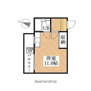 メゾン・ペルマネンテ【401号室】の間取り