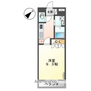 リップルメイト【205号室】の間取り