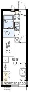 レオパレス津田山手【110号室】の間取り