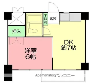 代官町ハウゼック【2階】の間取り