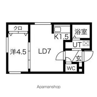 メトロ南平岸駅前【3階】の間取り