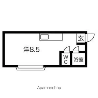 ハイデンスMM八軒【2階】の間取り