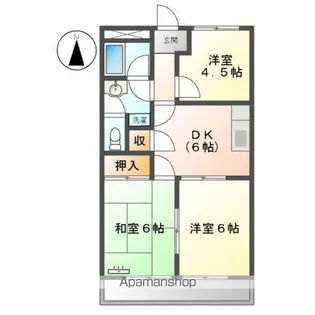 エスペランサ西前田【3階】の間取り