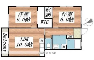 ポートヒルズカシマ【1階】の間取り
