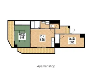 田中コーポラス【5階】の間取り