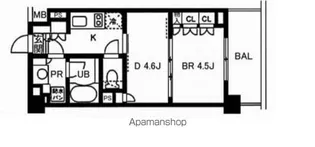 レジディア池袋【3階】の間取り
