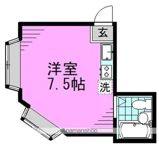 グレイスハイム東高円寺【2階】の間取り