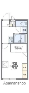 レオパレスピエーサ泉中央【103号室】の間取り