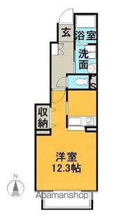 フォーリスト清水【1階】の間取り