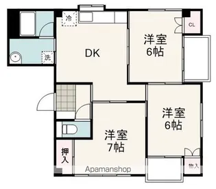 3DKの間取り画像