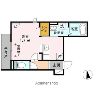 OLIVIA神楽坂【1階】の間取り