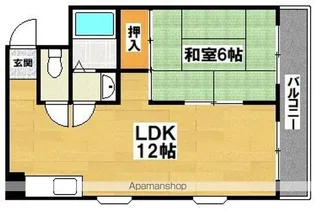 ハイツ紀ノ藤【306号室】の間取り