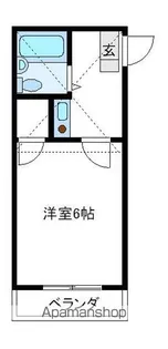 ウエストハイム【206号室】の間取り