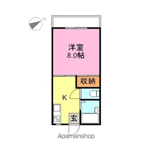 マイルド大山【206号室】の間取り