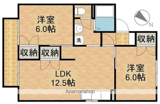 アプト・S B【1階】の間取り