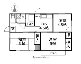 長野県長野市大字大豆島【一戸建】の間取り