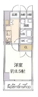 STUDIO KANAREBASHI【6階】の間取り