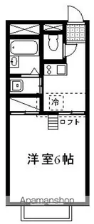 レオパレスエスポワール【204号室】の間取り