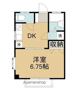 オリエンタルハイツ川西【2W号室】の間取り