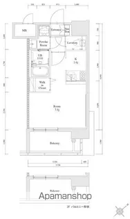 エンクレスト博多駅南FIT【5階】の間取り
