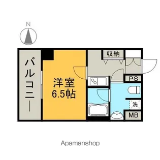 レジディア高岳【14階】の間取り