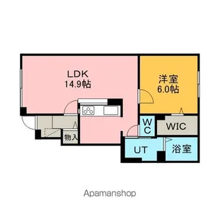 マリナーズコートY【1階】の間取り