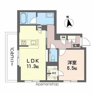 スカイ ウィング【2階】の間取り
