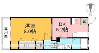 日の出マンション【1階】の間取り