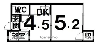 スプルート16【203号室】の間取り