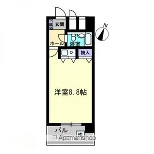 AM’S4観光町【303号室】の間取り