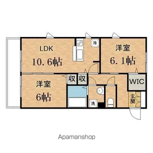 D−ROOMさくら【2階】の間取り